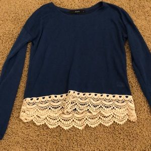 Lace Trim Top